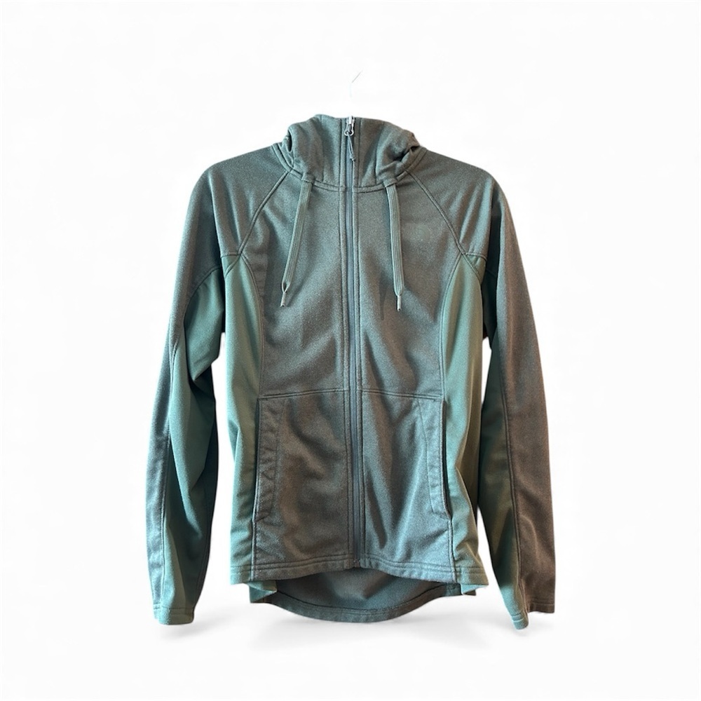 The North Face Women’s Light Weight Zip Up Hooded Jacket. Green size Medium.